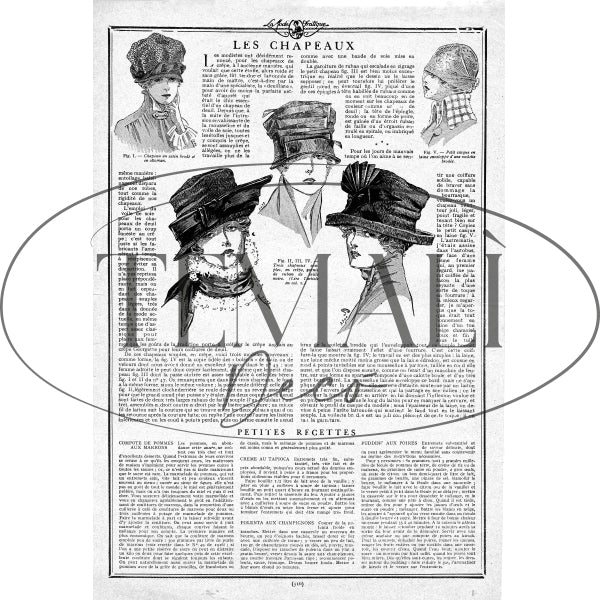 Decoupagé Moda - Le Chapeaux - Image 6