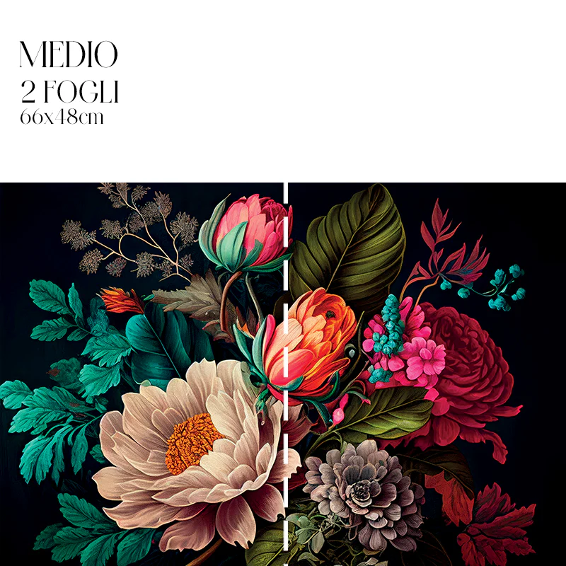 Dècoupage Modern Flora - Fucsia Peonies - Image 4