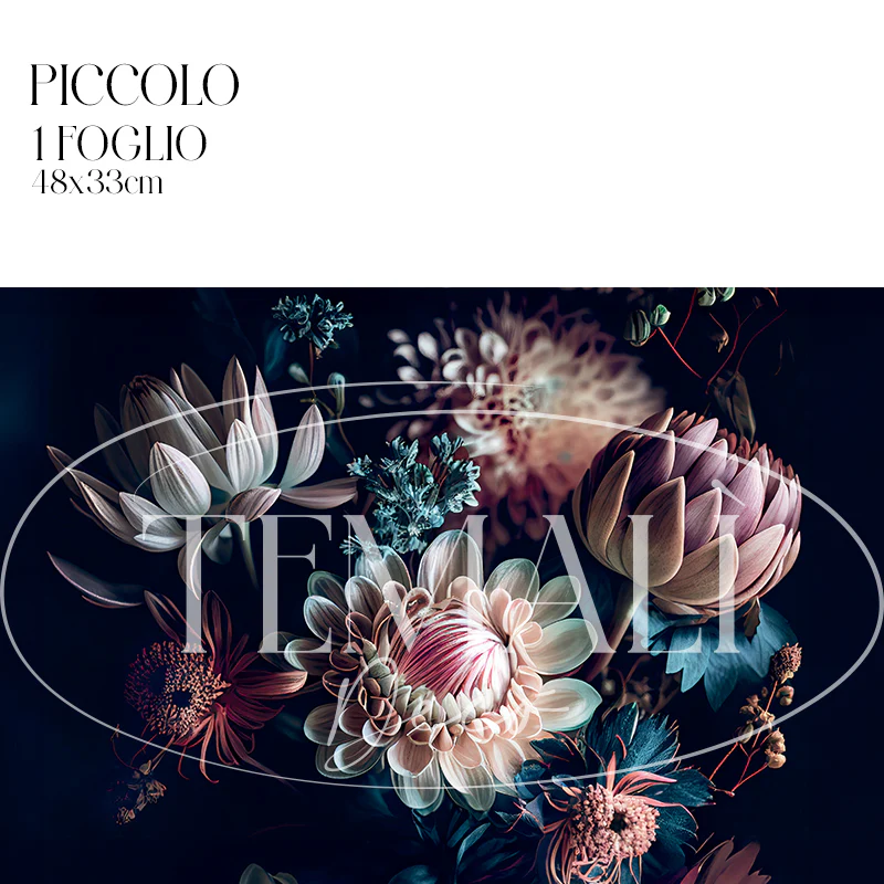 Dècoupage Modern Flora - Zinnie Pastello - Image 3