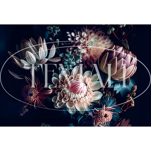 Dècoupage Modern Flora - Zinnie Pastello - Image 5
