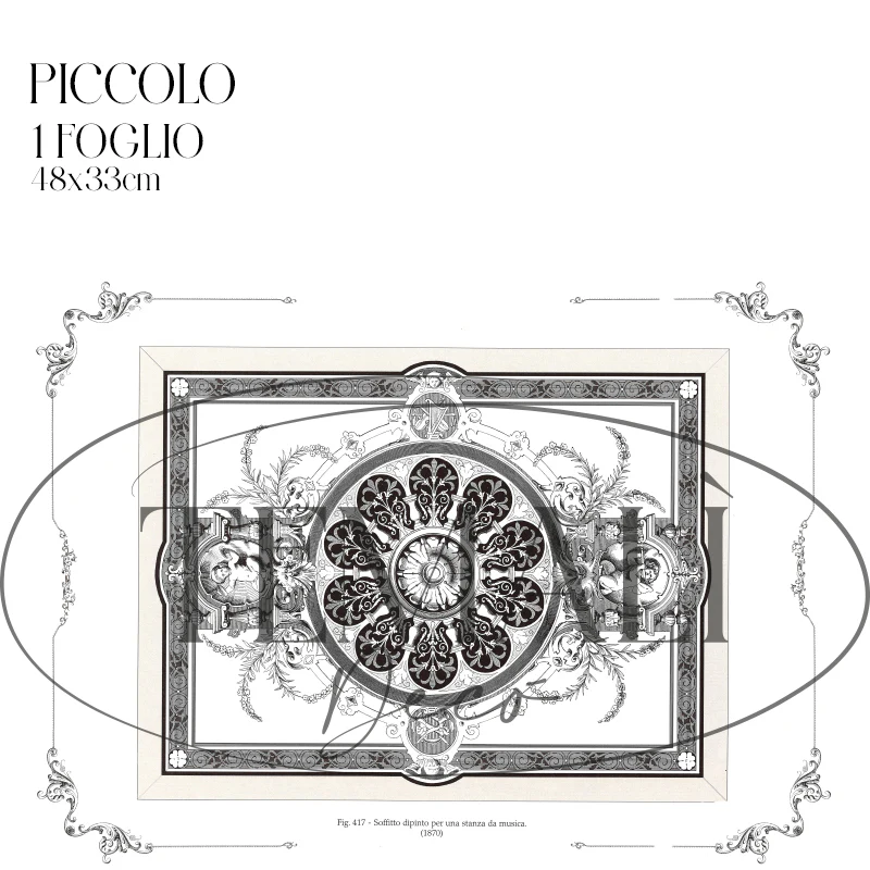 Decoupagé Serigrafia - Soffitto Stanza della Musica - Image 3