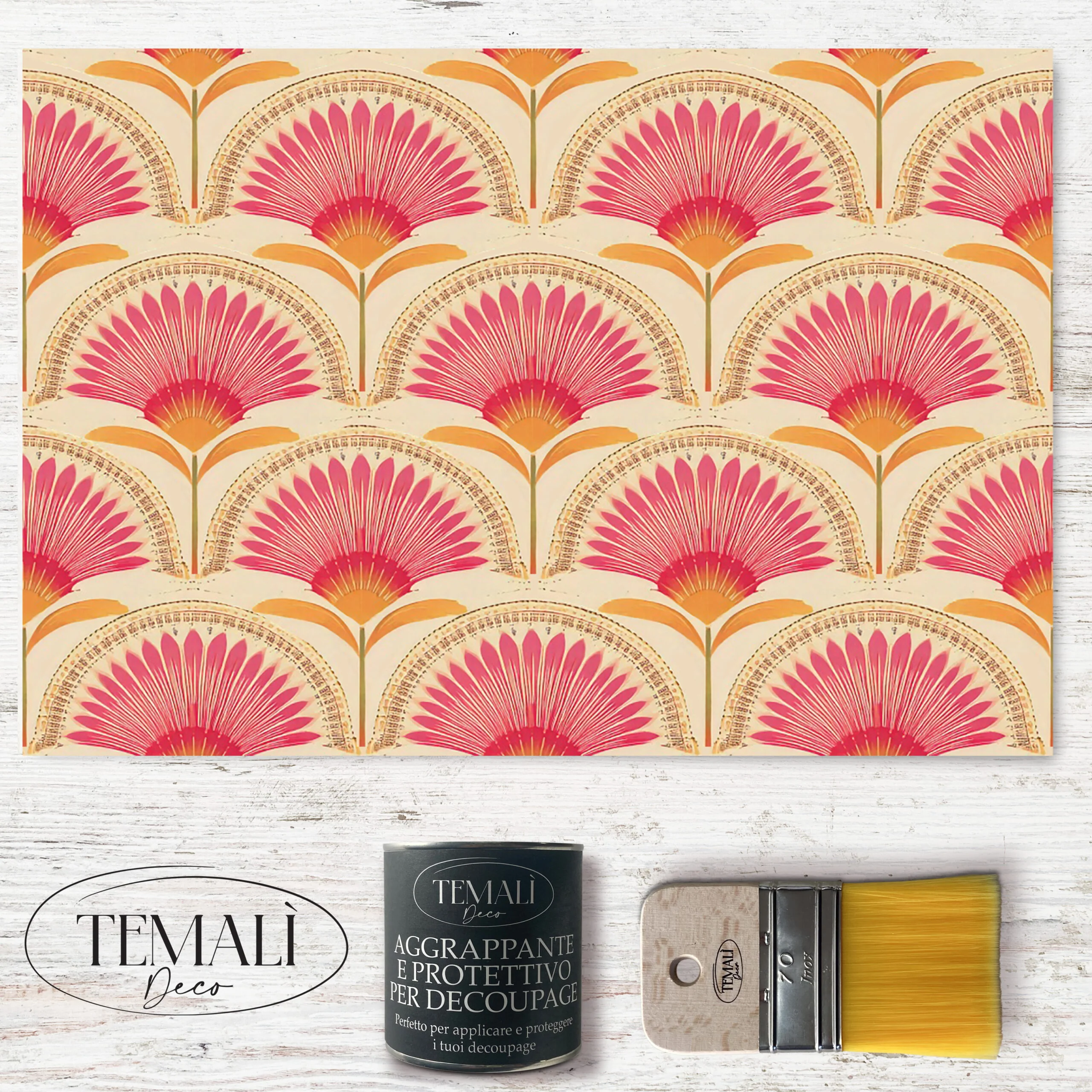Découpage Tappezzeria – Girasoli vintage