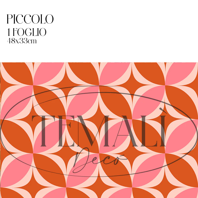 Découpage Tappezzeria – Petali psichedelici - Image 3
