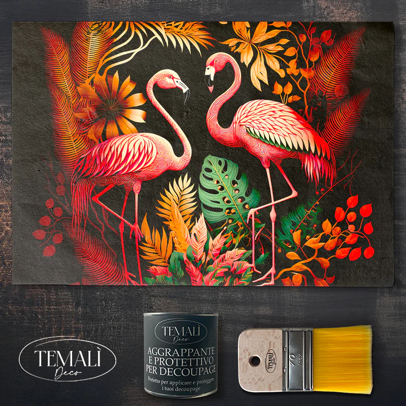 Dècoupage Tropical - Fenicotteri Rosa