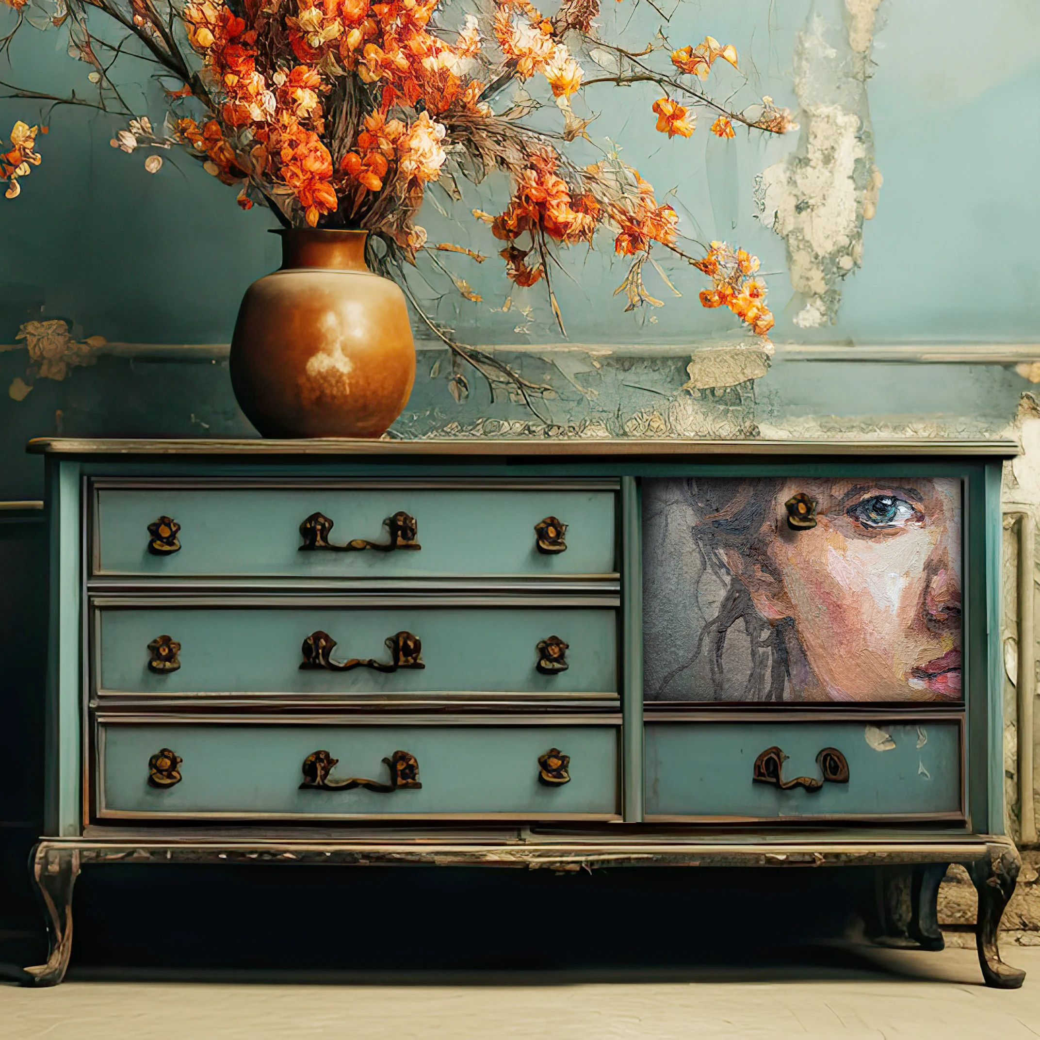 Dècoupage Vintage Quadro - Beauty - Image 2