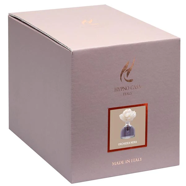 Diffusore di Fragranza Rosa "Orchidea Nera" con Fiore, Hypno Casa, 100 ml - Image 2