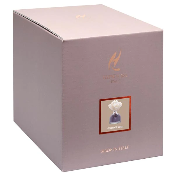 Diffusore di Fragranza Rosa "Orchidea Nera" con Fiore, Hypno Casa, 250 ml - Image 2
