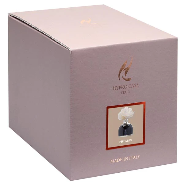 Diffusore di Fragranza Rosa "Pepe Nero" con Fiore, Hypno Casa, 250 ml - Image 2