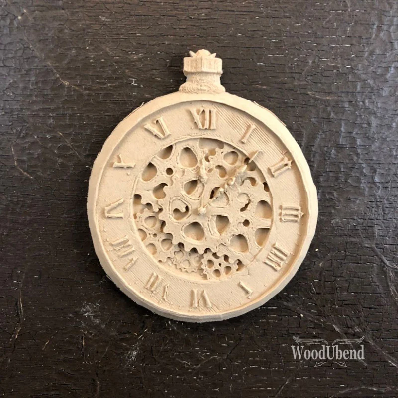 Fregio Decorativo “Clock”, WoodUbend