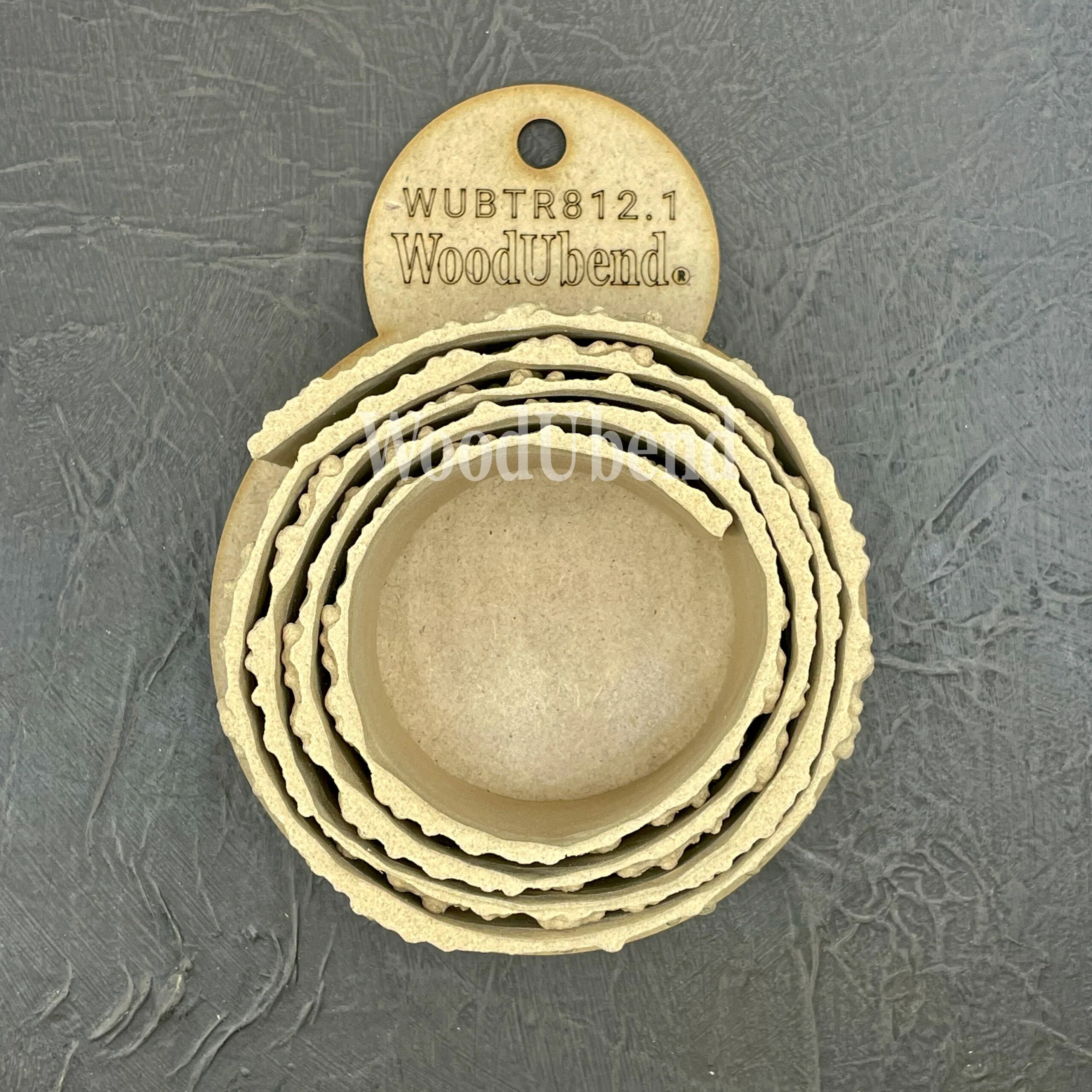 Fregio Decorativo "Cordone Fondo marino small", WoodUbend - Image 2