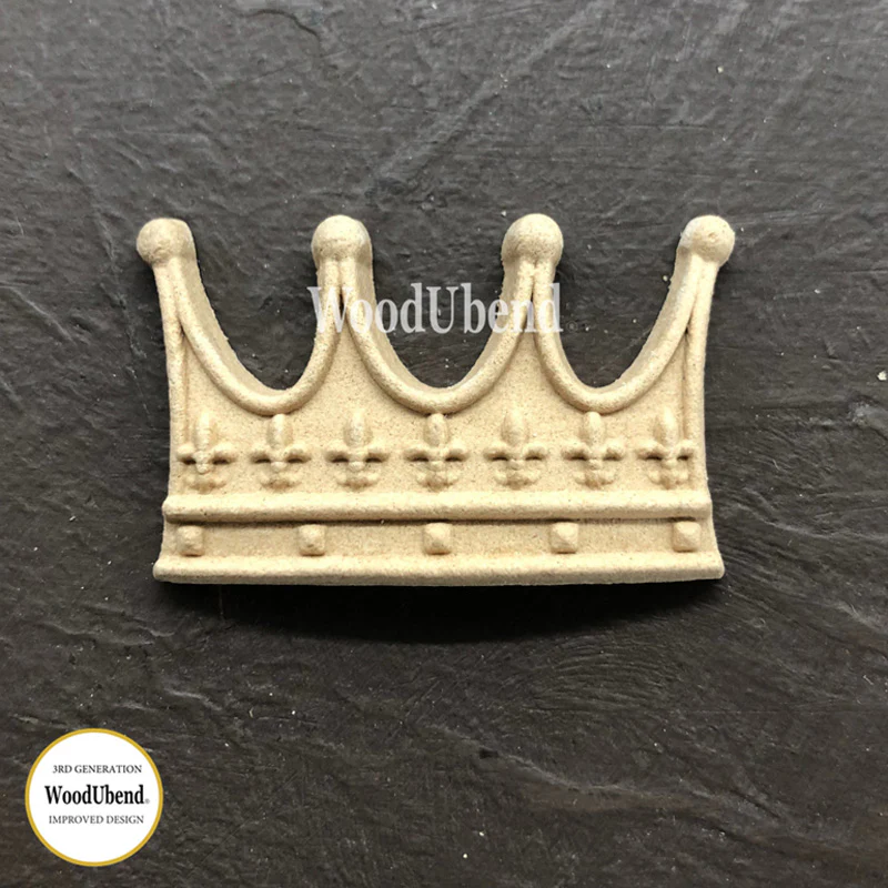 Fregio Decorativo "Corona King", WoodUbend