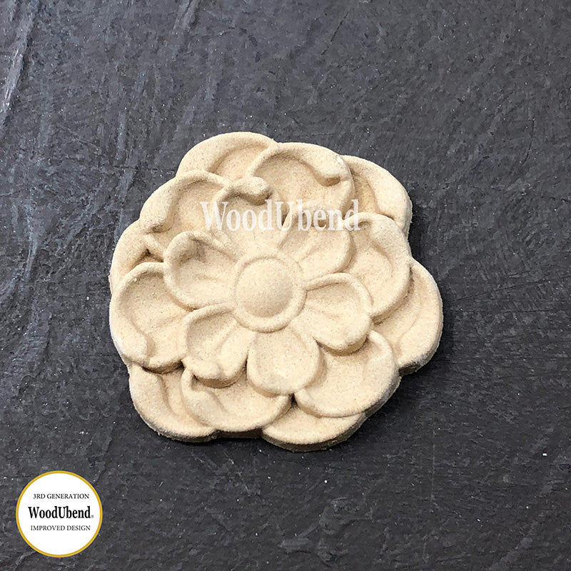 Fregio Decorativo “Fiore del deserto”, WoodUbend
