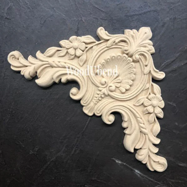 Grande Fregio Decorativo “Cimasa Conchiglia”, WoodUbend