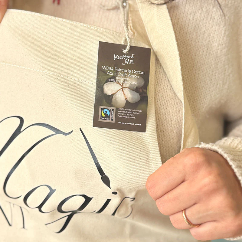 Grembiule Magic Paint Bianco naturale - FairTrade - Image 2