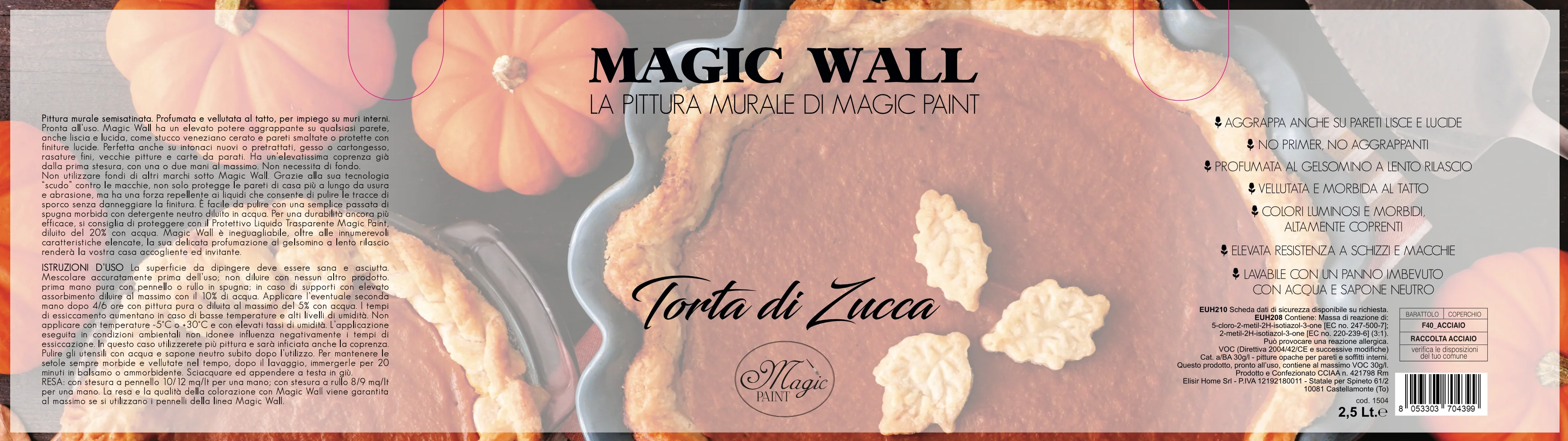 Magic Wall colore “TORTA DI ZUCCA” - Image 2