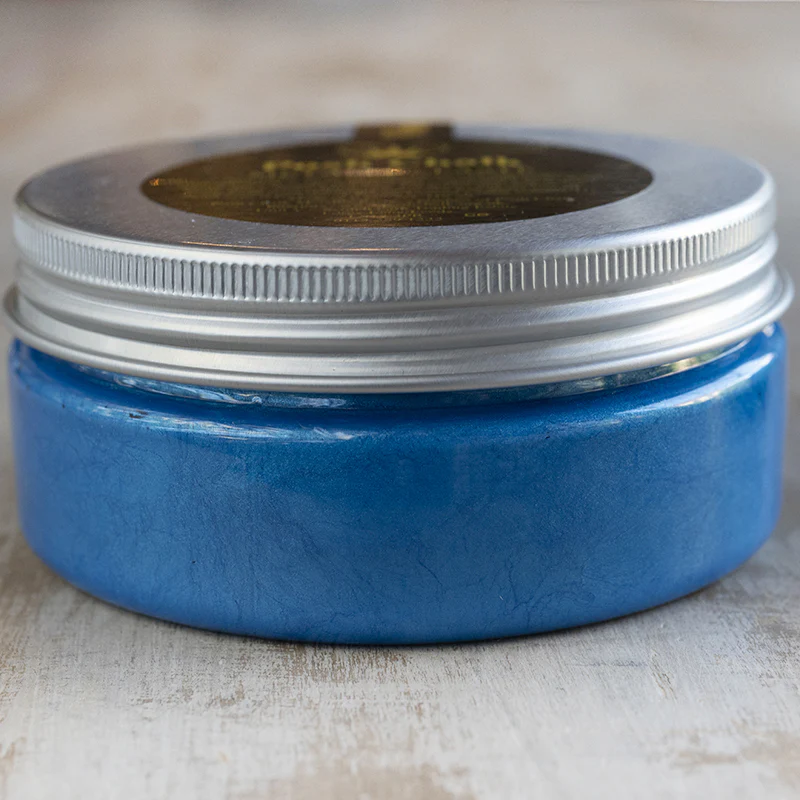 Pasta metallizzata Posh Chalk "Blue Fthalo" 110ml WoodUbend - Image 2
