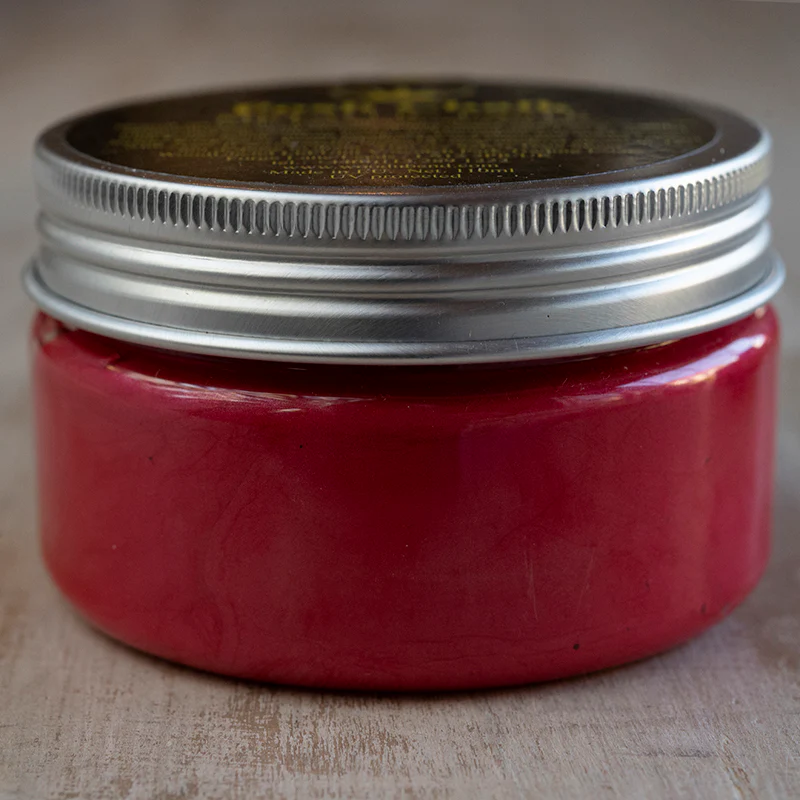 Pasta metallizzata Posh Chalk "Red Medium Cadmium" 110ml WoodUbend - Image 2