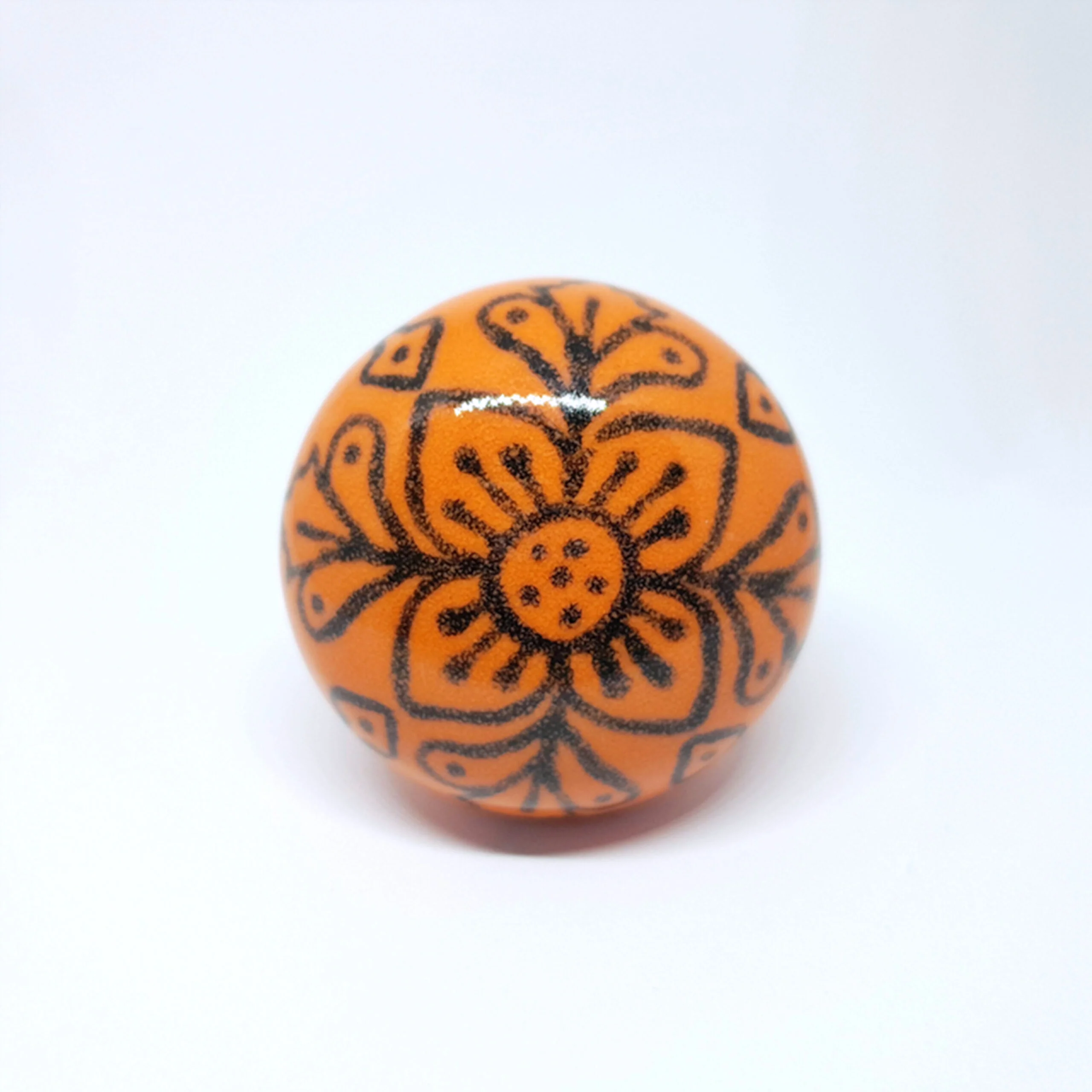 Pomello in ceramica “Boccio Arancio"
