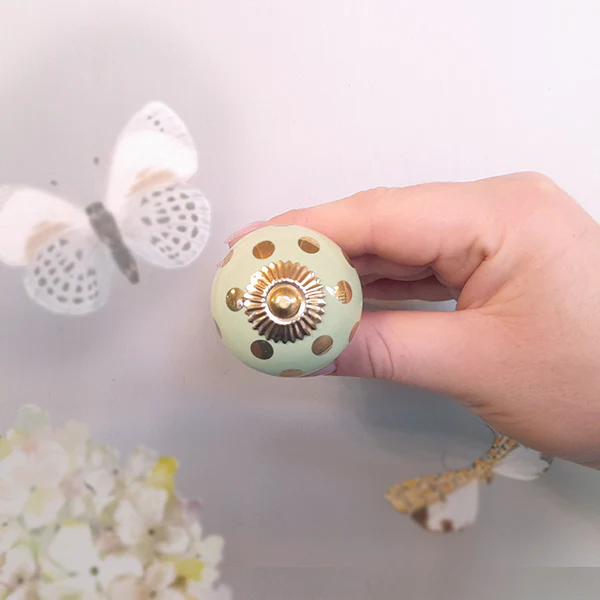 Pomello in ceramica “Dotted Green Eyes" - Image 2