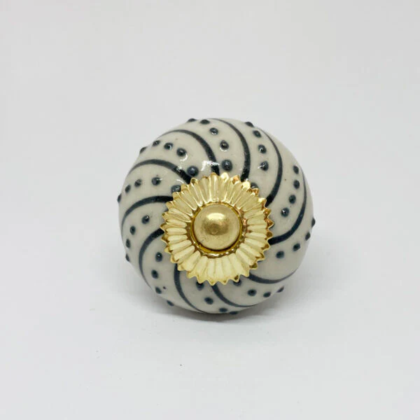 Pomello in ceramica “Sinuosità"