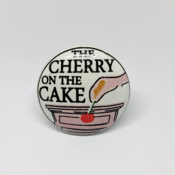 Pomello in ceramica “The Cherry on the Cake”