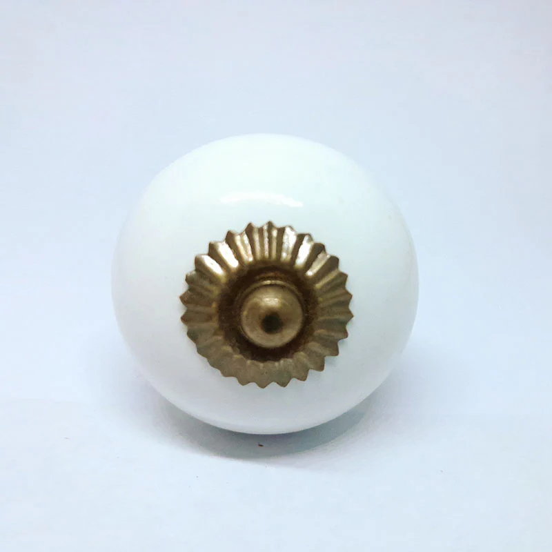 Pomello in ceramica “White Eyes”