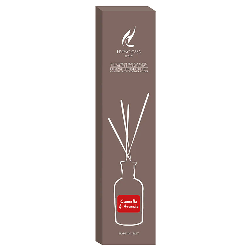 Profumatore "Cannella & Arancio" Diffusore a bastoncino, Hypno Casa, 500 ml - Image 2