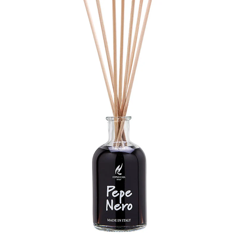 Profumatore "Pepe Nero" Diffusore a bastoncino, Hypno Casa, 250 ml