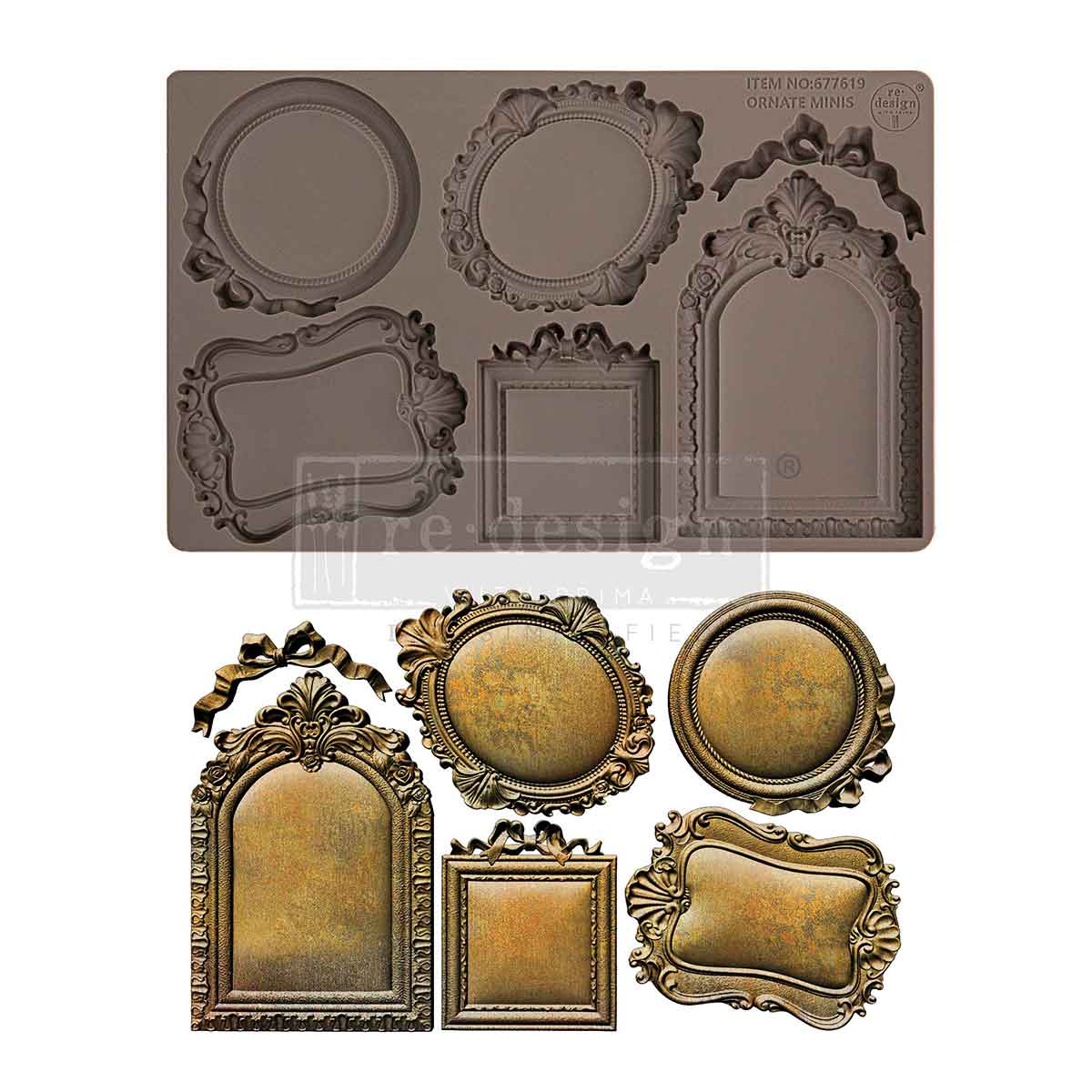 Redesign Decor Moulds "Ornate Minis" 12,7 × 20,3 cm