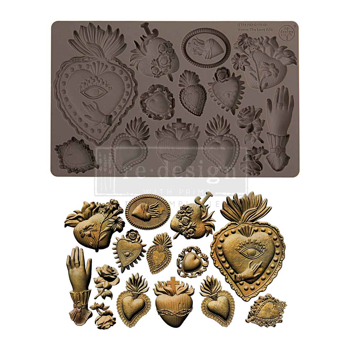 Redesign Decor Moulds "The Love Edit" 12,7 × 20,3 cm
