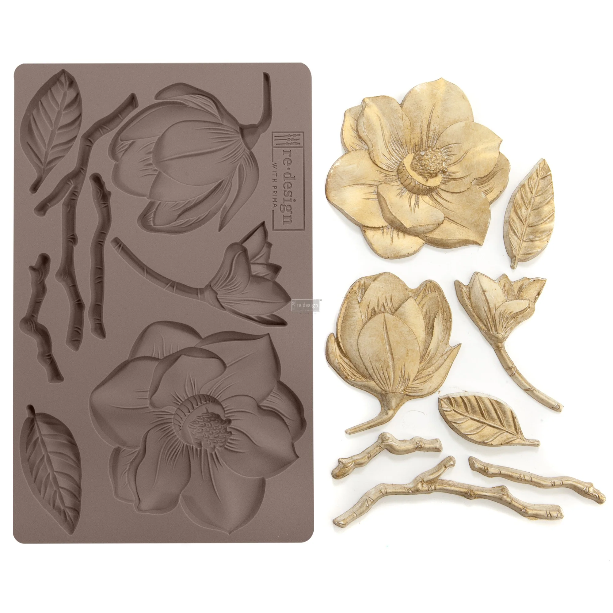 Redesign Decor Moulds "Winter Blooms" 12,7 × 20,3 cm