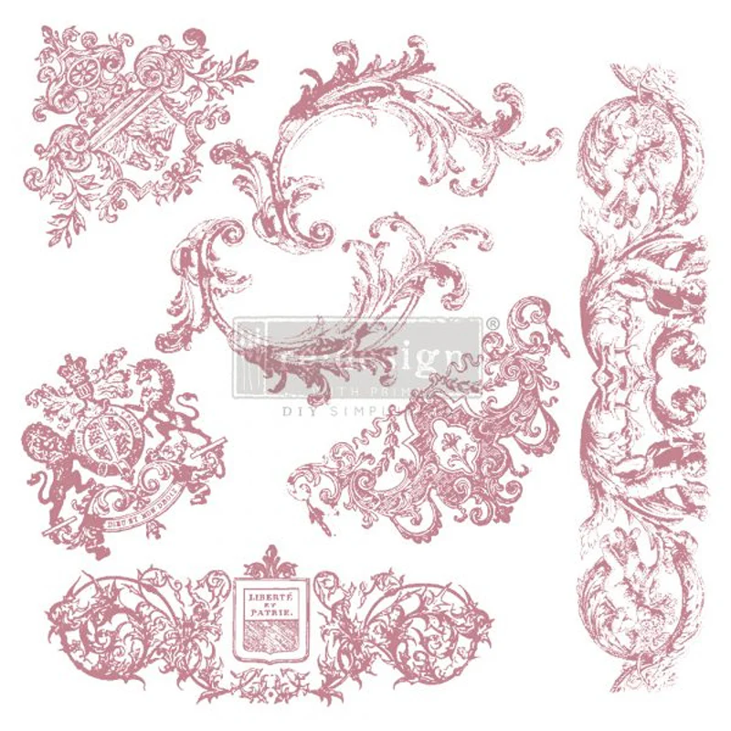 Redesign Decor Stamp "CHATEAU DE MAISONS" 30,5 x 30,5 cm