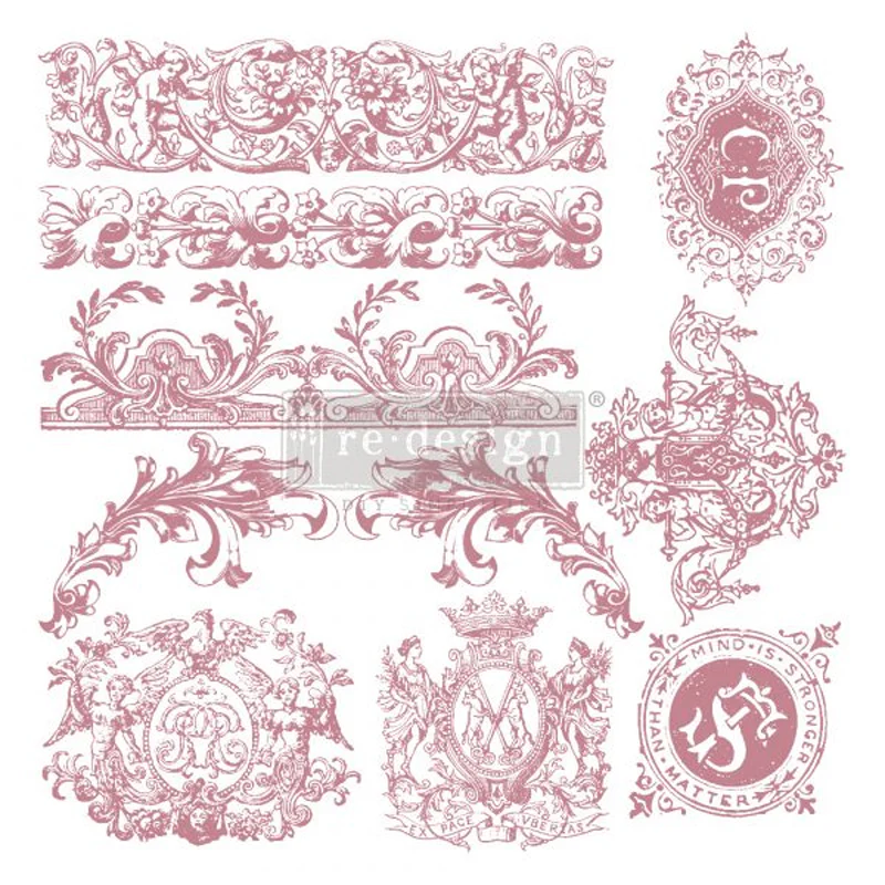 Redesign Decor Stamp "CHATEAU DE SAVERNE" 30,5 x 30,5 cm - Image 4