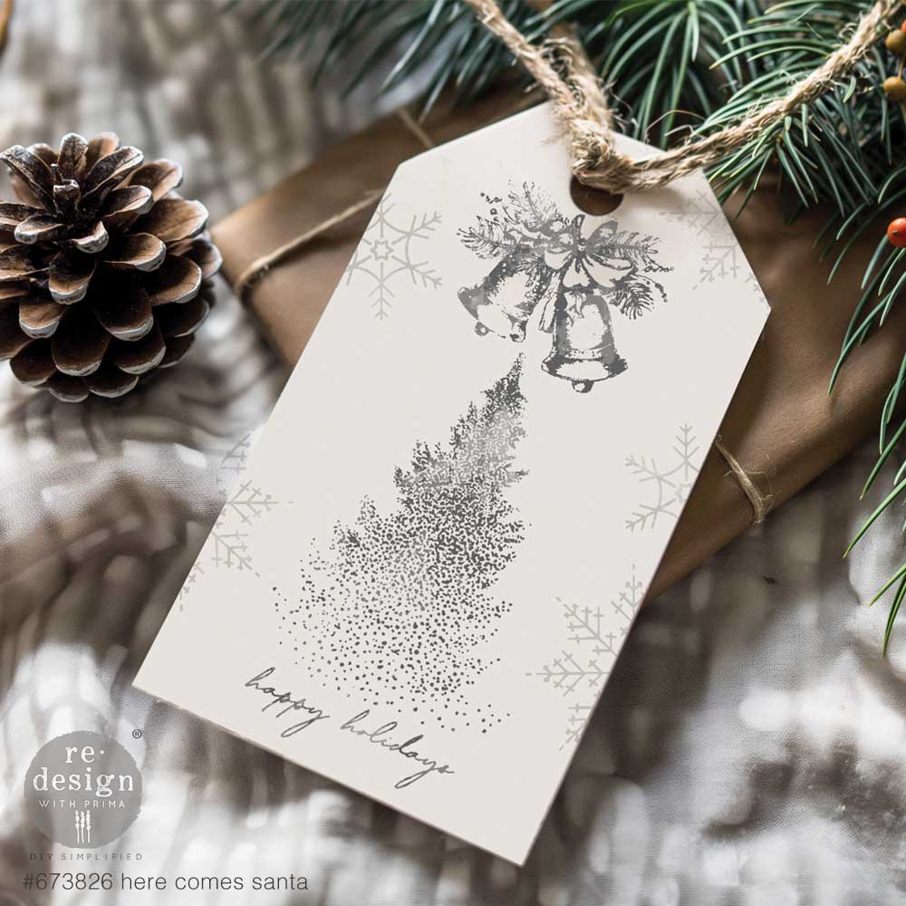 Redesign Decor Stamp "Here Comes Santa" 21,5 x 28 cm - Image 3