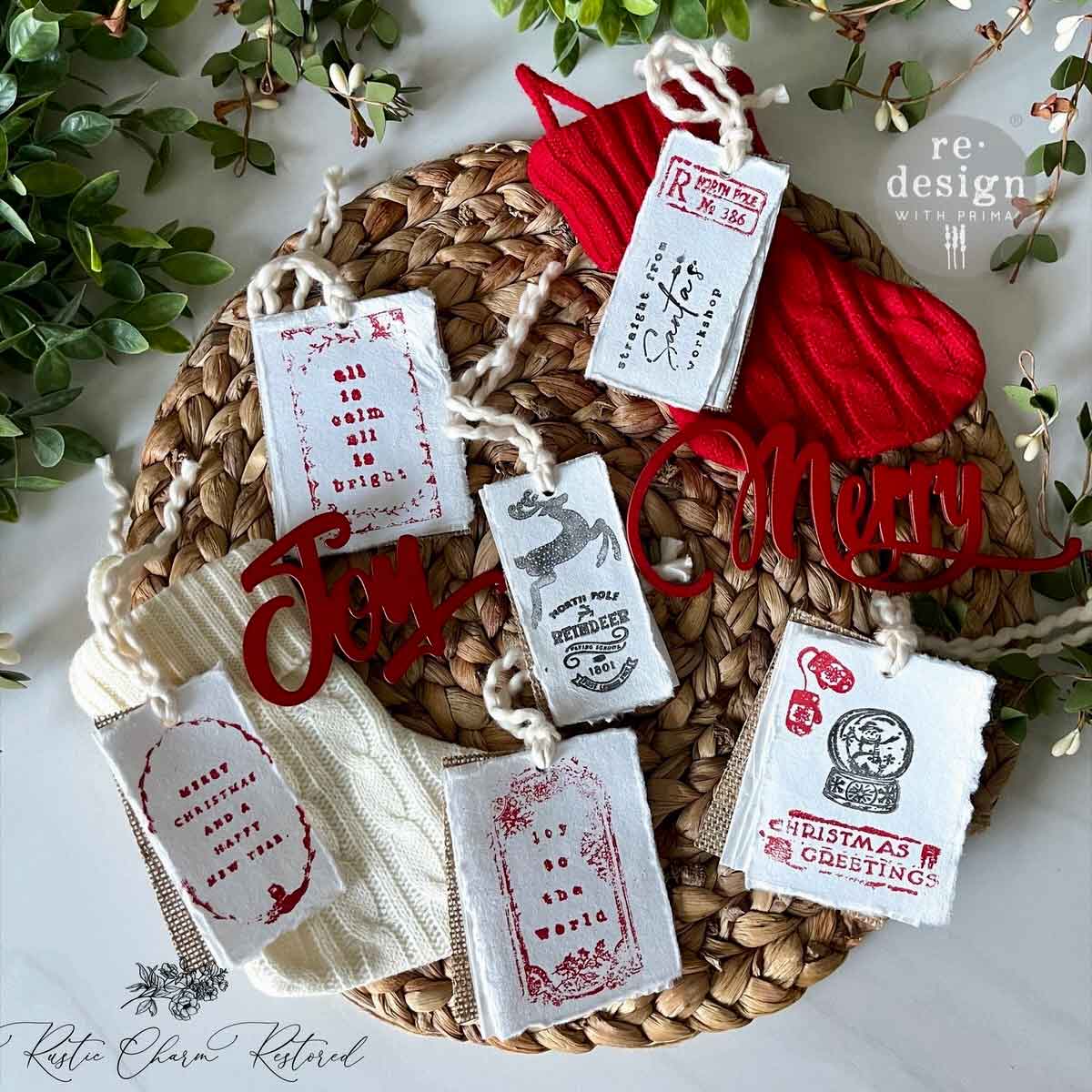 Redesign Decor Stamp "Here Comes Santa" 21,5 x 28 cm - Image 4