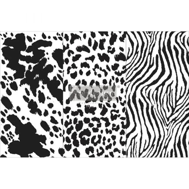 Redesign Decor Transfers "ANIMAL PATTERN" 15 x 30,5 cm