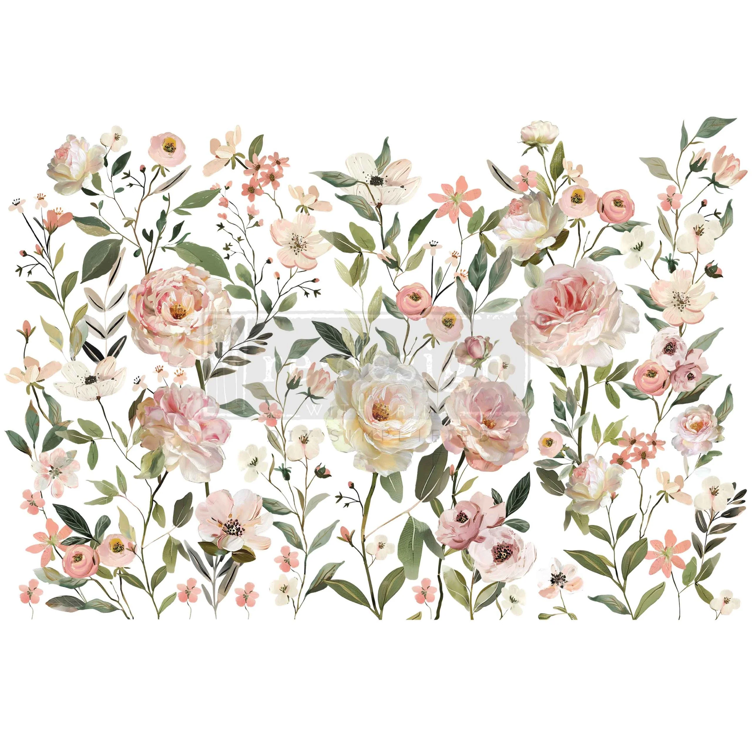 Redesign Decor Transfers – "Blush Harmony” 4 fogli 61×89cm