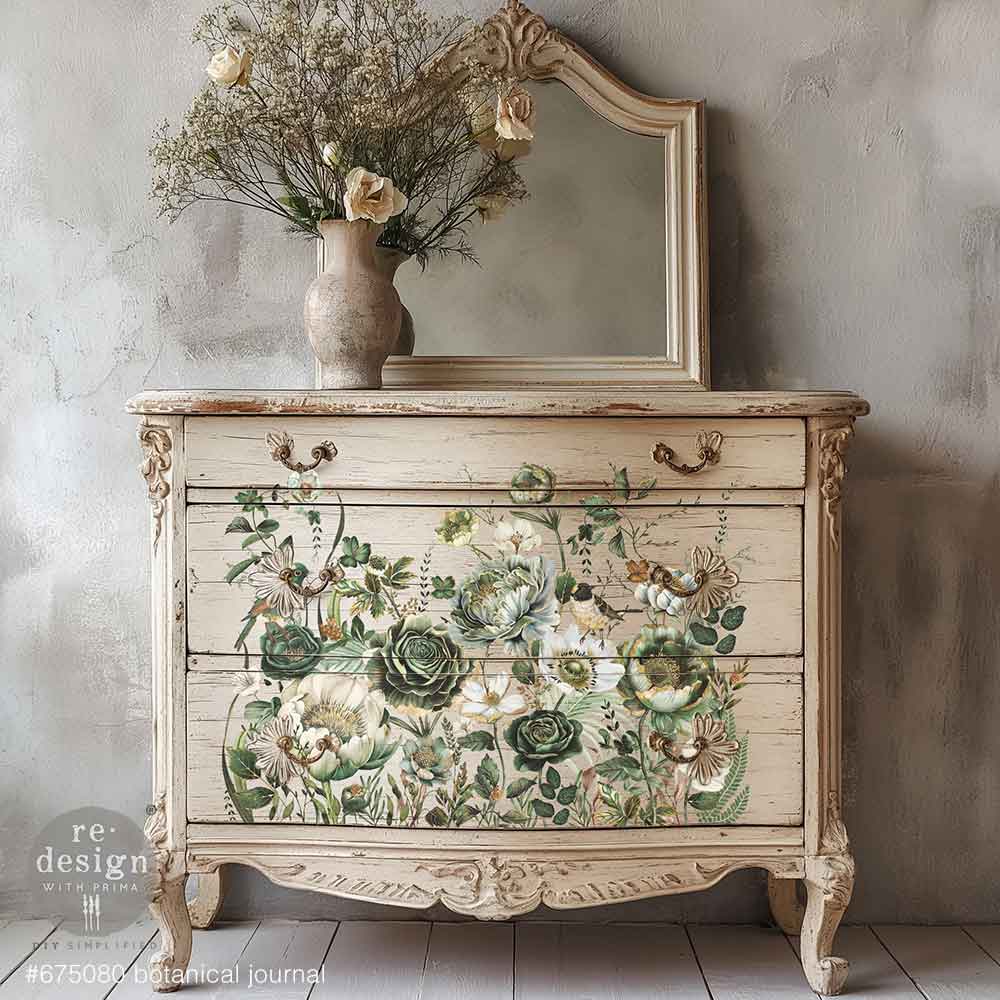 Redesign Decor Transfers Kacha “Botanical Journal” 4 fogli 90x70 cm - Image 2