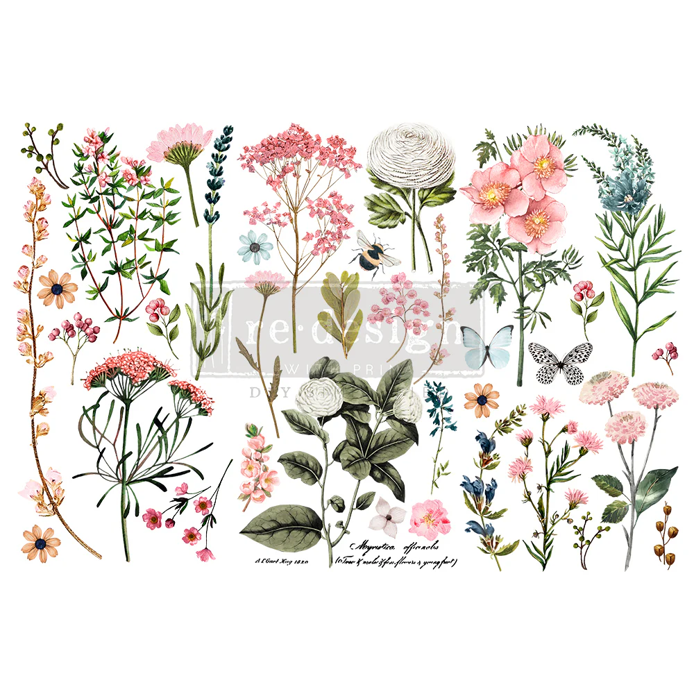 Redesign Decor Transfers "BOTANICAL PARADISE" 15 x 30,5 cm