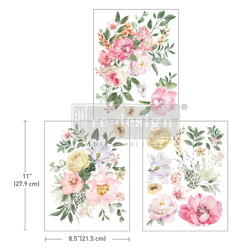 Redesign Decor Transfers “BOUQUET FOR MY LOVE” 21,5x28 cm