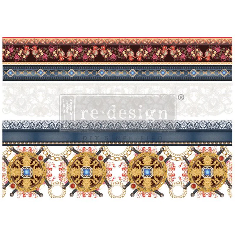 Redesign Decor Transfers "Cece Divine In Denim" 61x79 cm