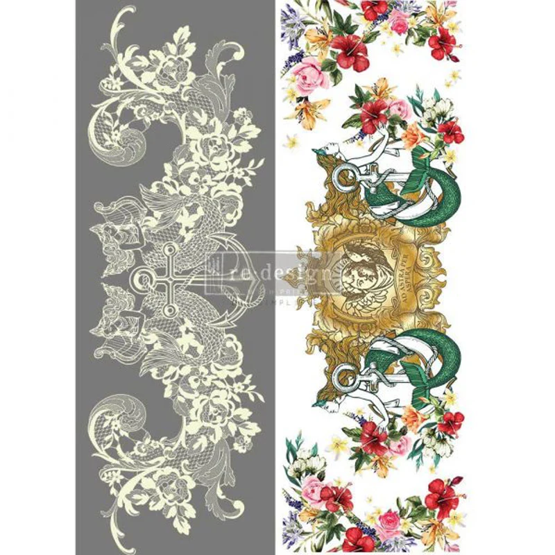 Redesign Decor Transfers " CECE MERMAID LACE" 61x89 cm