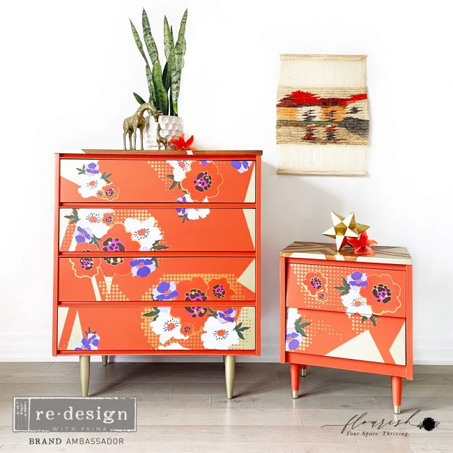 Redesign Decor Transfers "CECE MODERNIST FLORAL" 61 x 89 cm - Image 2