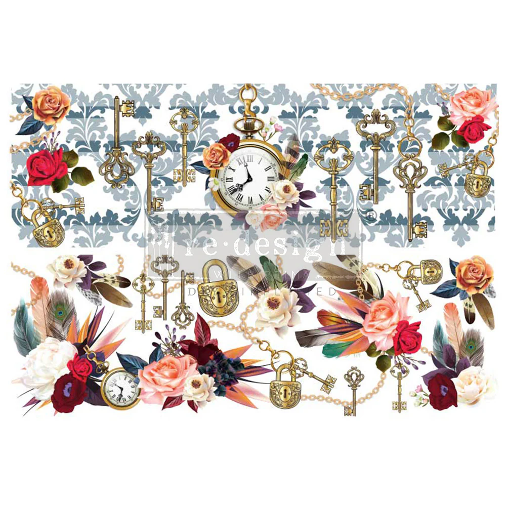 Redesign Decor Transfers "CECE ONCE UPON A TIME" 61x89 cm