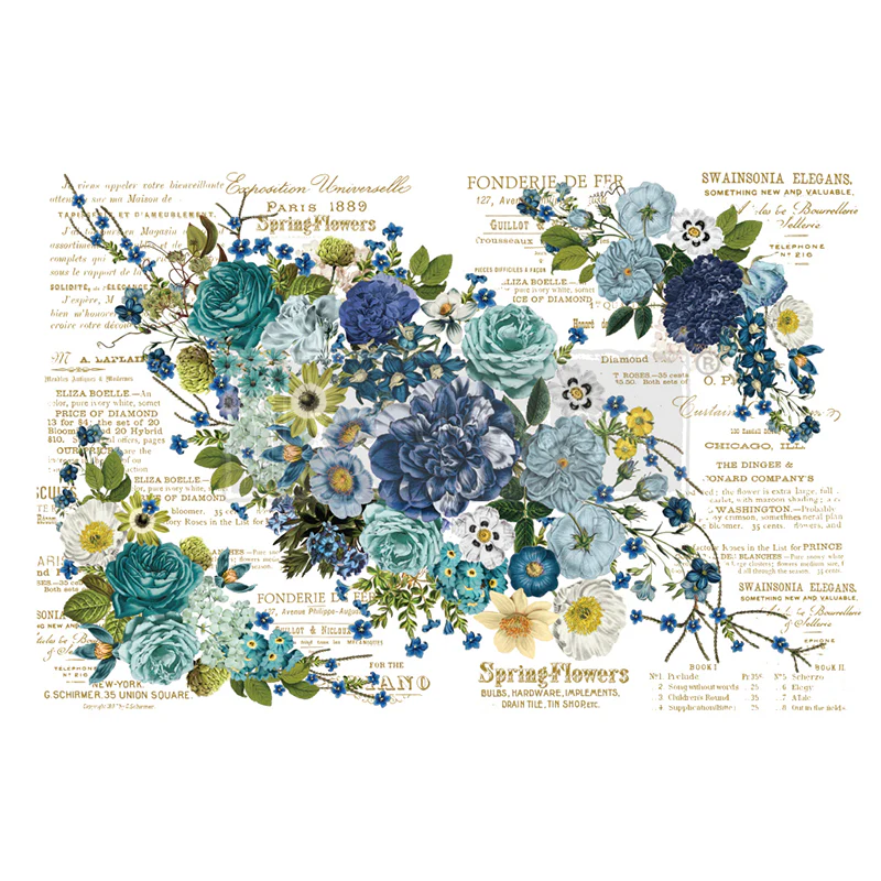 Redesign Decor Transfers "COSMIC ROSES" 112 x 76 cm
