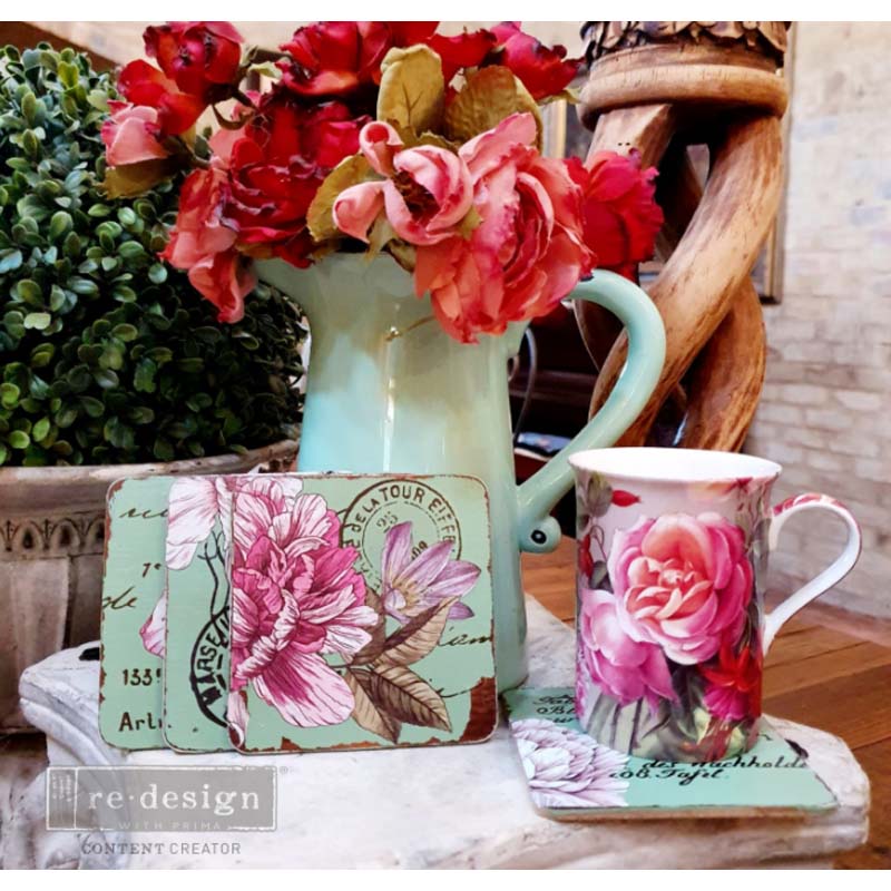 Redesign Decor Transfers “DREAMY FLORALS” 15 x 30,5 cm - Image 3