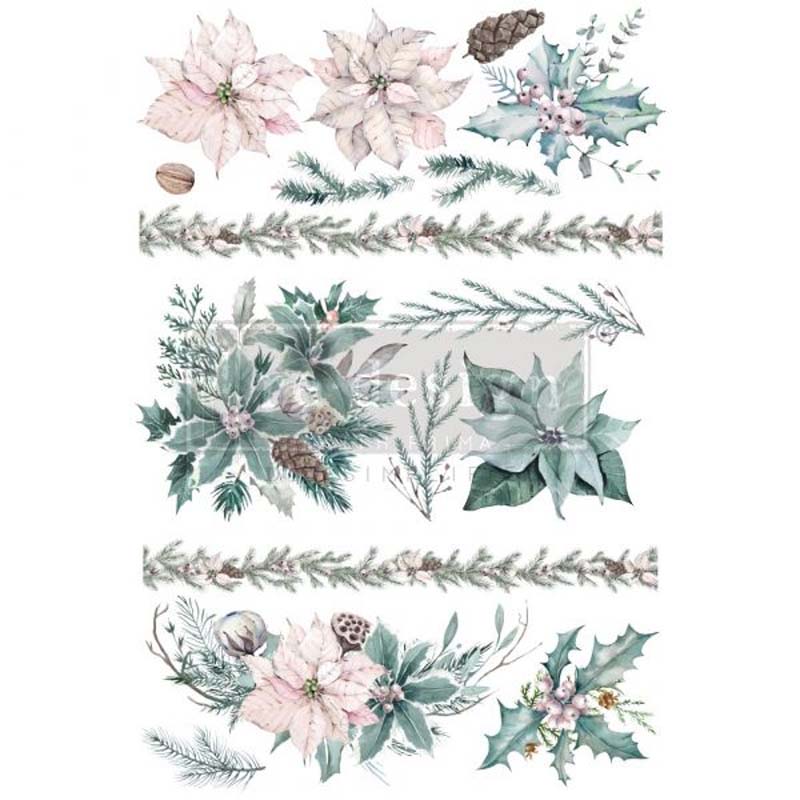 Redesign Decor Transfers “EVERGREEN FLORALS” 61 x 89 cm