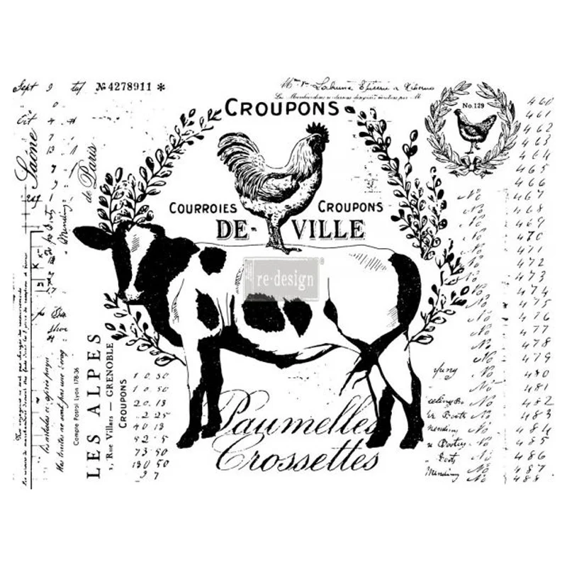 Redesign Decor Transfers "FARM DELIGHTS" 56 x 73 cm