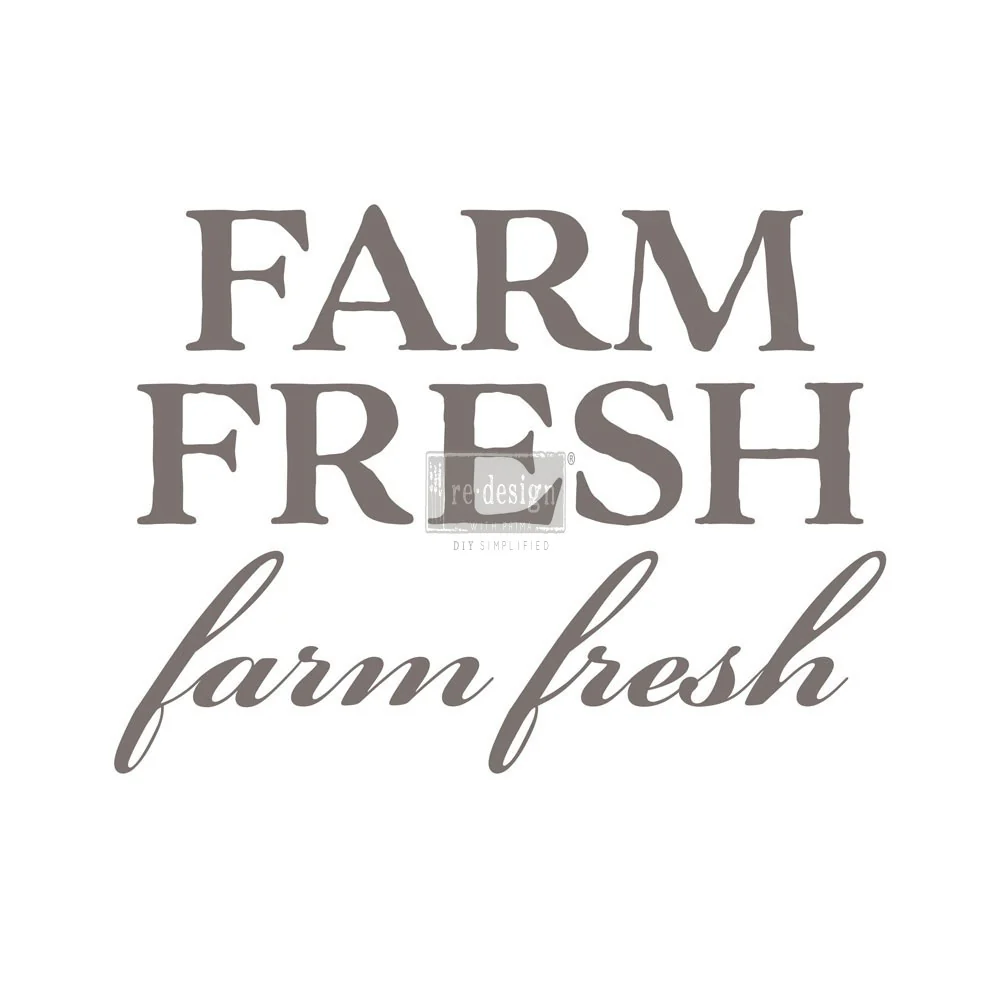 Redesign Decor Transfers "FARM FRESH" 20x69 cm