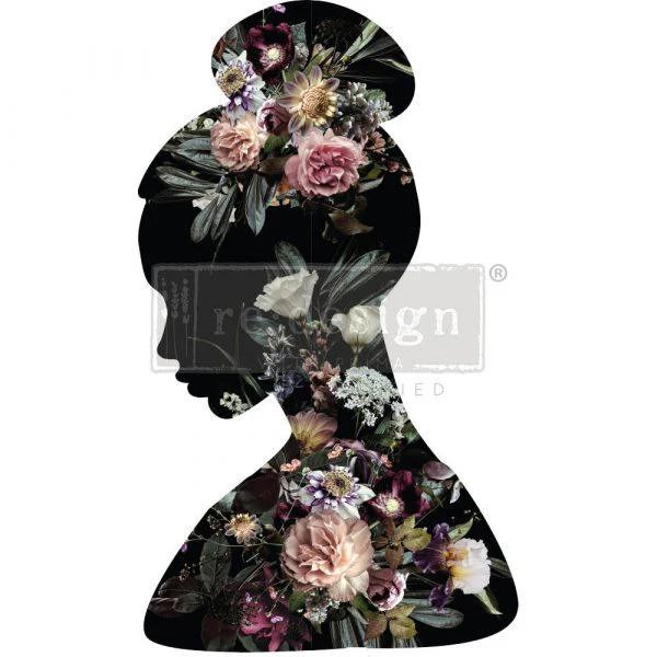Redesign Decor Transfers "FLORAL SILHOUETTE" 61x89 cm